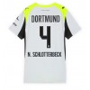 Borussia Dortmund Nico Schlotterbeck #4 Bortedrakt Kvinner 2025-26 Kortermet